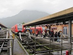 Ankunft am Bahnhof in Oberstdorf