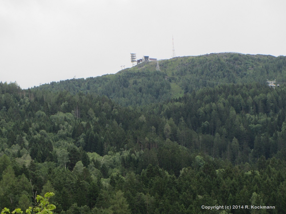 Die Bergstation der Venetbahn auf dem Krahberg (2208 m)