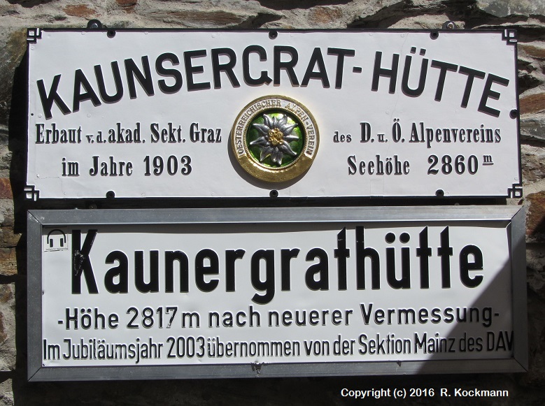 Das Httenschild