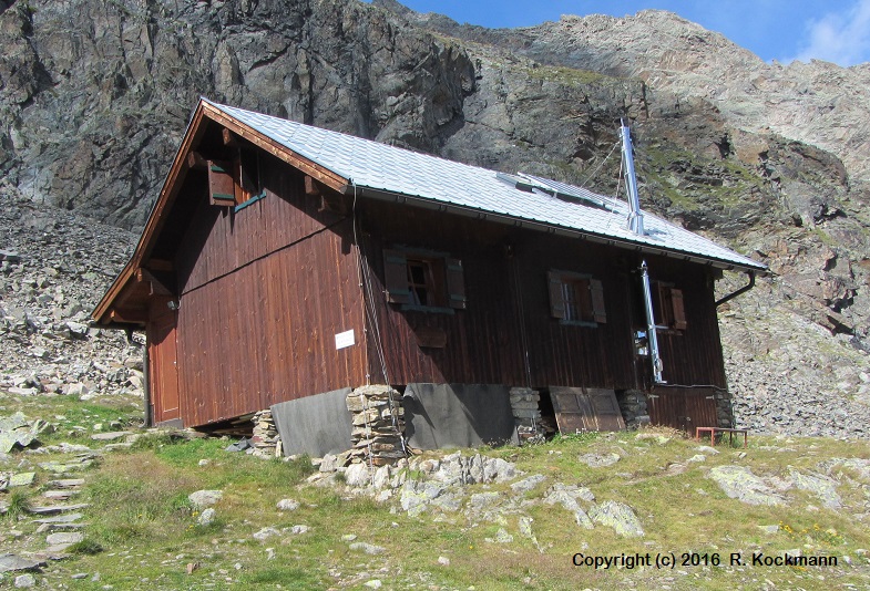 Unsere bernachtungshtte neben dem Haupthaus.