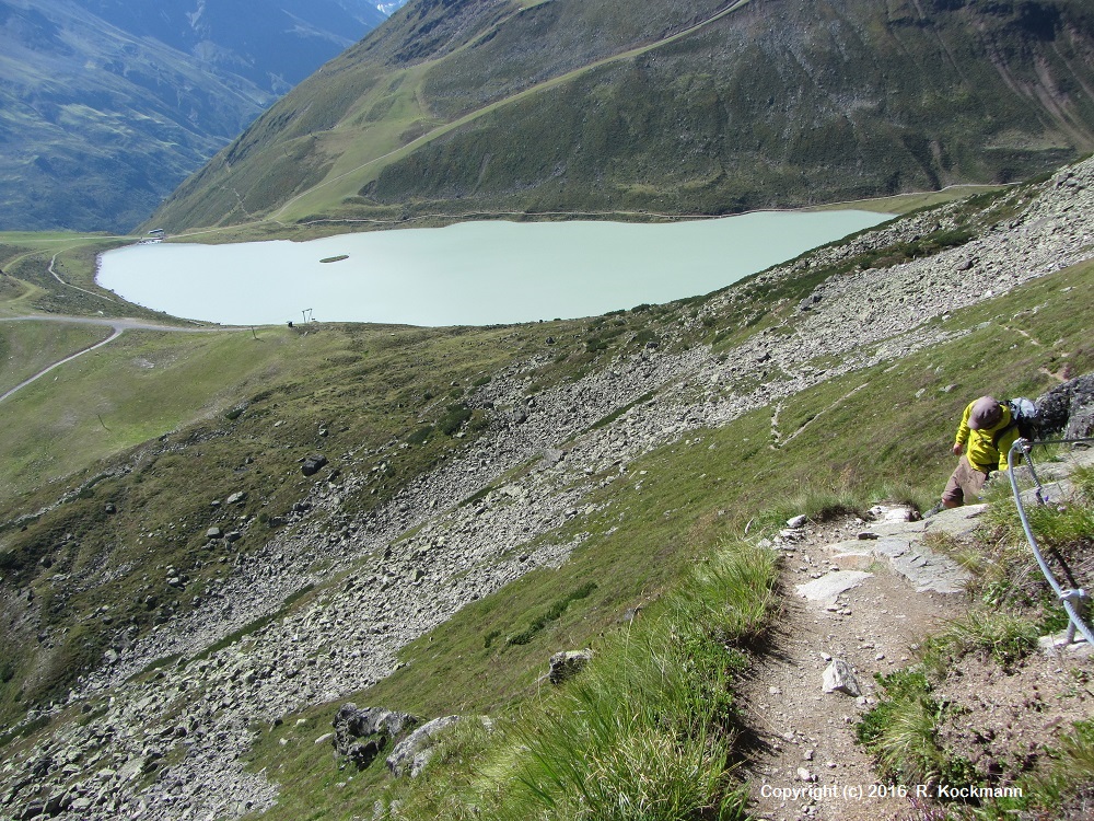 Ein erster Blick auf den Riffelsee