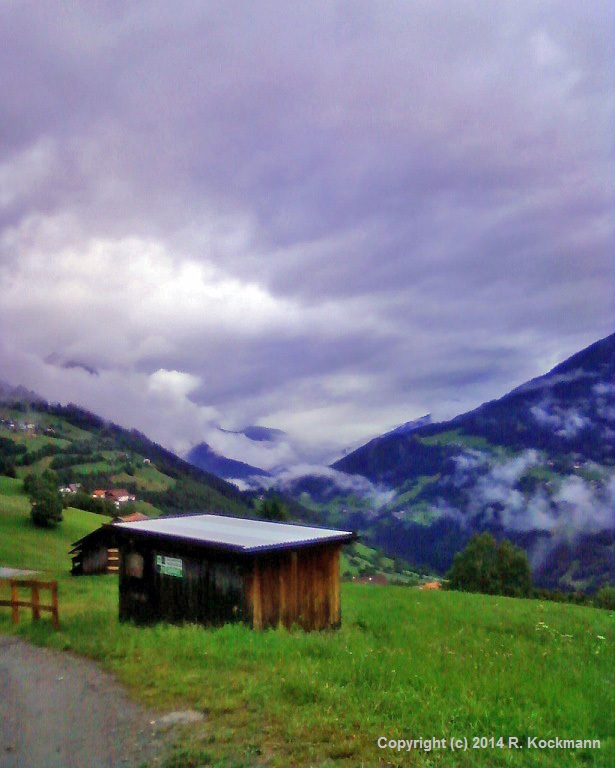 Nach der Galflunalm geht es Richtung Wenns im Pitztal