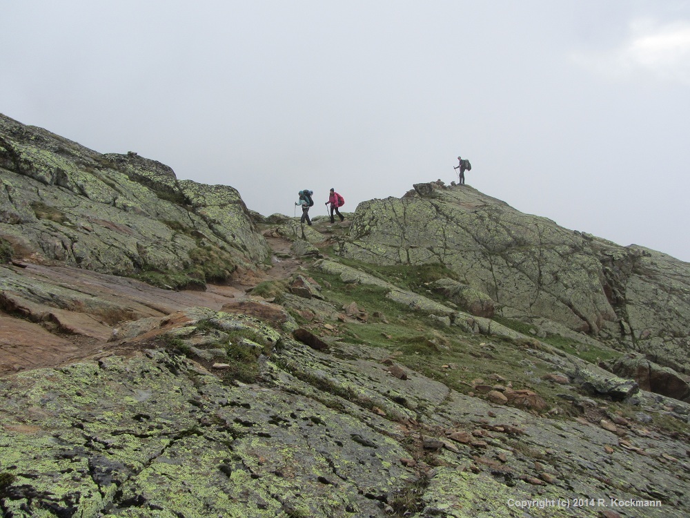 Karge Felslandschaft in Bereich des Weikarsees