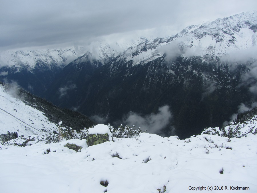 Blick auf die Schneegrenze