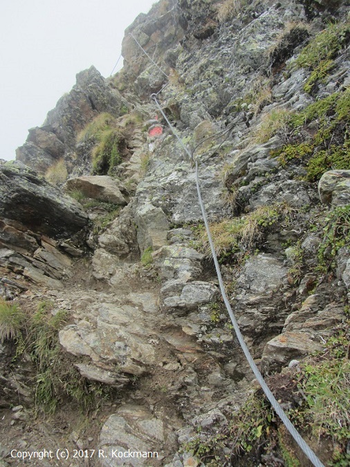 Eine Kletterpartie an Seilen