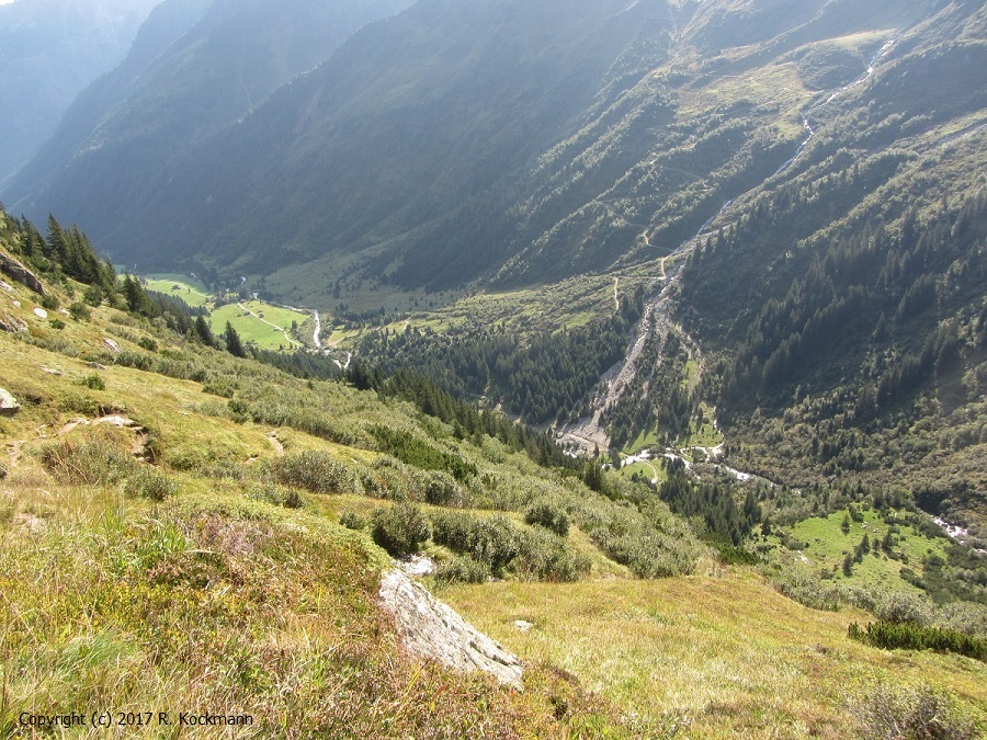 Blick auf das untere Gschnitztal