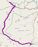 Route der Etappe 4