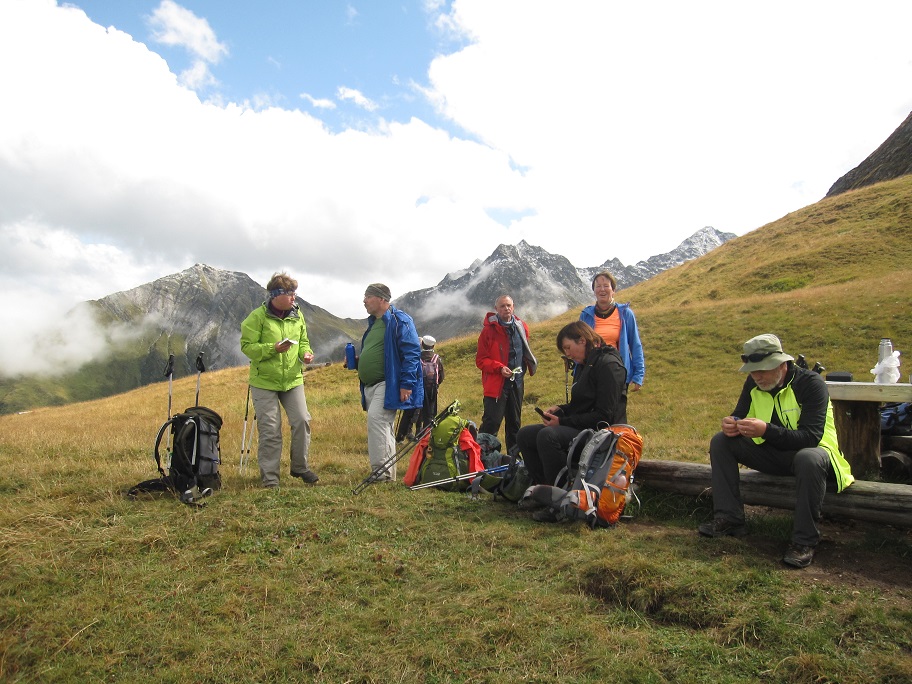 Pause auf der Zopatnitzenalm